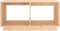 vidaXL - Salontafel - 80x50x40 - cm - massief - grenenhout