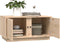 vidaXL - Salontafel - 80x50x40 - cm - massief - grenenhout