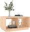 vidaXL - Salontafel - 80x50x40 - cm - massief - grenenhout
