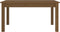vidaXL - Salontafel - 80x50x40 - cm - massief - grenenhout - honingbruin