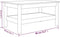 vidaXL - Salontafel - 80x50x40 - cm - massief - grenenhout
