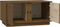 vidaXL - Salontafel - 80x50x40 - cm - massief - grenenhout - honingbruin