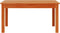 vidaXL - Salontafel - 80x50x40 - cm - massief - grenenhout - wasbruin