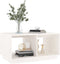 vidaXL - Salontafel - 80x50x40 - cm - massief - grenenhout - wit