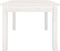 vidaXL - Salontafel - 80x50x40 - cm - massief - grenenhout - wit