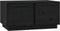 vidaXL - Salontafel - 80x50x40 - cm - massief - grenenhout - zwart