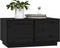 vidaXL - Salontafel - 80x50x40 - cm - massief - grenenhout - zwart