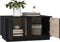 vidaXL - Salontafel - 80x50x40 - cm - massief - grenenhout - zwart
