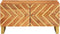 vidaXL - Salontafel - 80x50x40 - cm - massief - mangohout - bruin - en - zwart