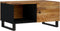 vidaXL - Salontafel - 80x50x40 - cm - massief - mangohout - en - bewerkt - hout