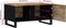 vidaXL - Salontafel - 80x50x40 - cm - massief - mangohout - en - bewerkt - hout
