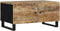 vidaXL - Salontafel - 80x50x40 - cm - massief - mangohout - en - bewerkt - hout