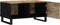 vidaXL - Salontafel - 80x50x40 - cm - massief - mangohout - en - bewerkt - hout