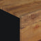 vidaXL - Salontafel - 80x50x40 - cm - massief - mangohout - en - bewerkt - hout