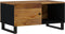 vidaXL - Salontafel - 80x50x40 - cm - massief - mangohout - en - bewerkt - hout