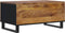 vidaXL - Salontafel - 80x50x40 - cm - massief - mangohout - en - bewerkt - hout