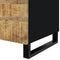 vidaXL - Salontafel - 80x50x40 - cm - massief - mangohout - en - bewerkt - hout