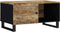 vidaXL - Salontafel - 80x50x40 - cm - massief - mangohout - en - bewerkt - hout