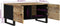 vidaXL - Salontafel - 80x50x40 - cm - massief - mangohout - en - bewerkt - hout