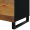 vidaXL - Salontafel - 80x50x40 - cm - massief - mangohout - en - bewerkt - hout