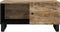 vidaXL - Salontafel - 80x50x40 - cm - massief - mangohout - en - bewerkt - hout