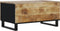 vidaXL - Salontafel - 80x50x40 - cm - massief - mangohout - en - bewerkt - hout
