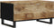 vidaXL - Salontafel - 80x50x40 - cm - massief - mangohout - en - bewerkt - hout