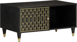 vidaXL - Salontafel - 80x50x40 - cm - massief - mangohout