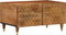 vidaXL - Salontafel - 80x50x40 - cm - massief - mangohout