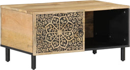vidaXL - Salontafel - 80x50x40 - cm - massief - mangohout