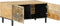 vidaXL - Salontafel - 80x50x40 - cm - massief - mangohout