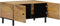 vidaXL - Salontafel - 80x50x40 - cm - massief - mangohout