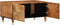 vidaXL - Salontafel - 80x50x40 - cm - massief - mangohout