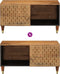 vidaXL - Salontafel - 80x50x40 - cm - massief - mangohout