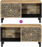 vidaXL - Salontafel - 80x50x40 - cm - massief - mangohout