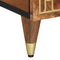 vidaXL - Salontafel - 80x50x40 - cm - massief - mangohout