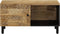 vidaXL - Salontafel - 80x50x40 - cm - massief - mangohout
