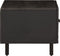 vidaXL - Salontafel - 80x50x40 - cm - massief - mangohout - zwart