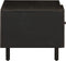 vidaXL - Salontafel - 80x50x40 - cm - massief - mangohout - zwart