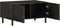 vidaXL - Salontafel - 80x50x40 - cm - massief - mangohout - zwart