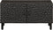 vidaXL - Salontafel - 80x50x40 - cm - massief - mangohout - zwart