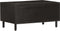 vidaXL - Salontafel - 80x50x40 - cm - massief - mangohout - zwart