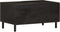 vidaXL - Salontafel - 80x50x40 - cm - massief - mangohout - zwart