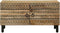 vidaXL - Salontafel - 80x50x40 - cm - massief - ruw - mangohout - zwart