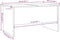 vidaXL - Salontafel - 80x50x42,5 - cm - bewerkt - hout - betongrijs