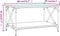 vidaXL - Salontafel - 80x50x45 - cm - bewerkt - hout - en - ijzer - gerookt - eikenkleur