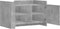 vidaXL - Salontafel - 80x50x50 - cm - bewerkt - hout - betongrijs