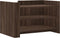 vidaXL - Salontafel - 80x50x50 - cm - bewerkt - hout - bruin - eikenkleur