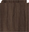 vidaXL - Salontafel - 80x50x50 - cm - bewerkt - hout - bruin - eikenkleur