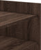 vidaXL - Salontafel - 80x50x50 - cm - bewerkt - hout - bruin - eikenkleur